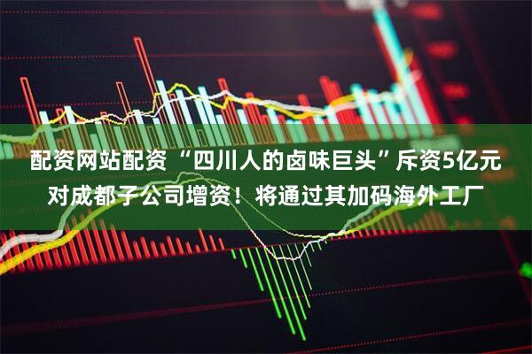 配资网站配资 “四川人的卤味巨头”斥资5亿元对成都子公司增资！将通过其加码海外工厂