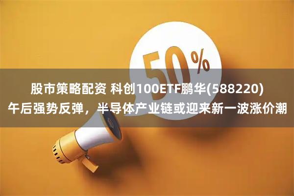 股市策略配资 科创100ETF鹏华(588220)午后强势反弹，半导体产业链或迎来新一波涨价潮